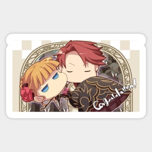 Battler x Beatrice Congratulations! Sticker